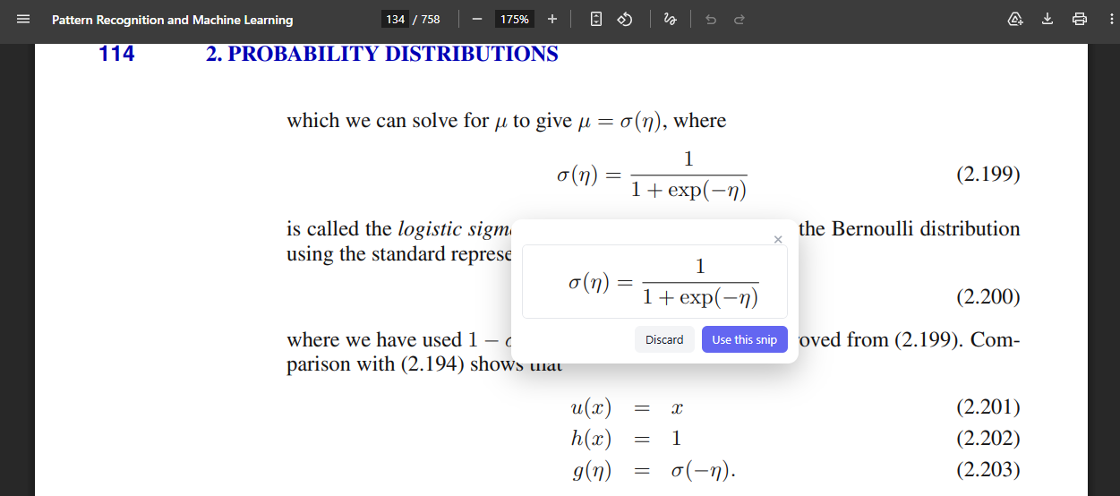 LaTeX Snip Screenshot 2